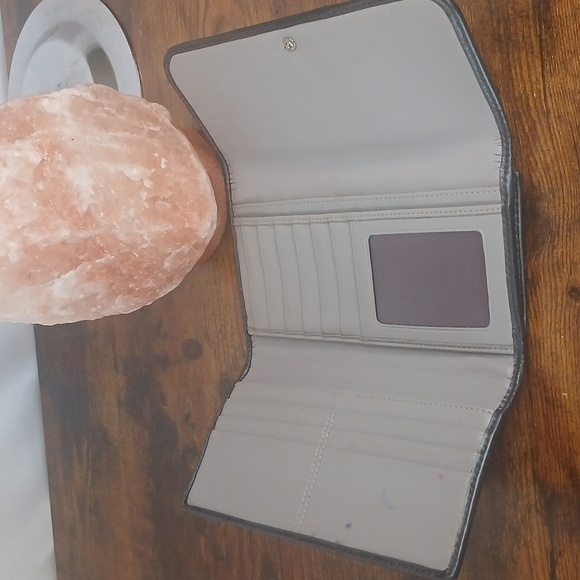 Coach Classic Gray Signature C Card Holder Wallet Snap Closure - Picture 9 of 9